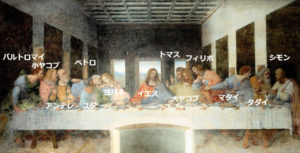 最後の晩餐と12使徒
